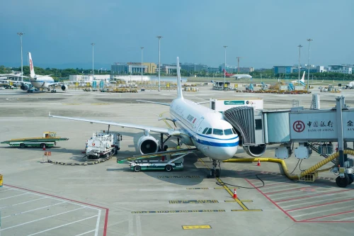 China Airlines (CI) aircraft on the apron.