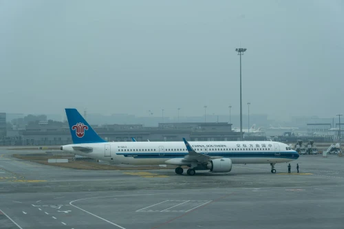 China Southern Airlines (CZ) aircraft on the apron.