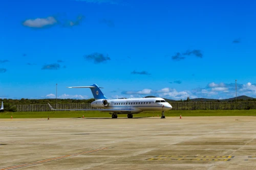 Jet Smart (JF) aircraft on the apron under clear skies.
