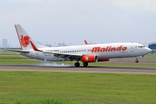 Malindo Air Boeing 737-800 (MH) on the airport apron.